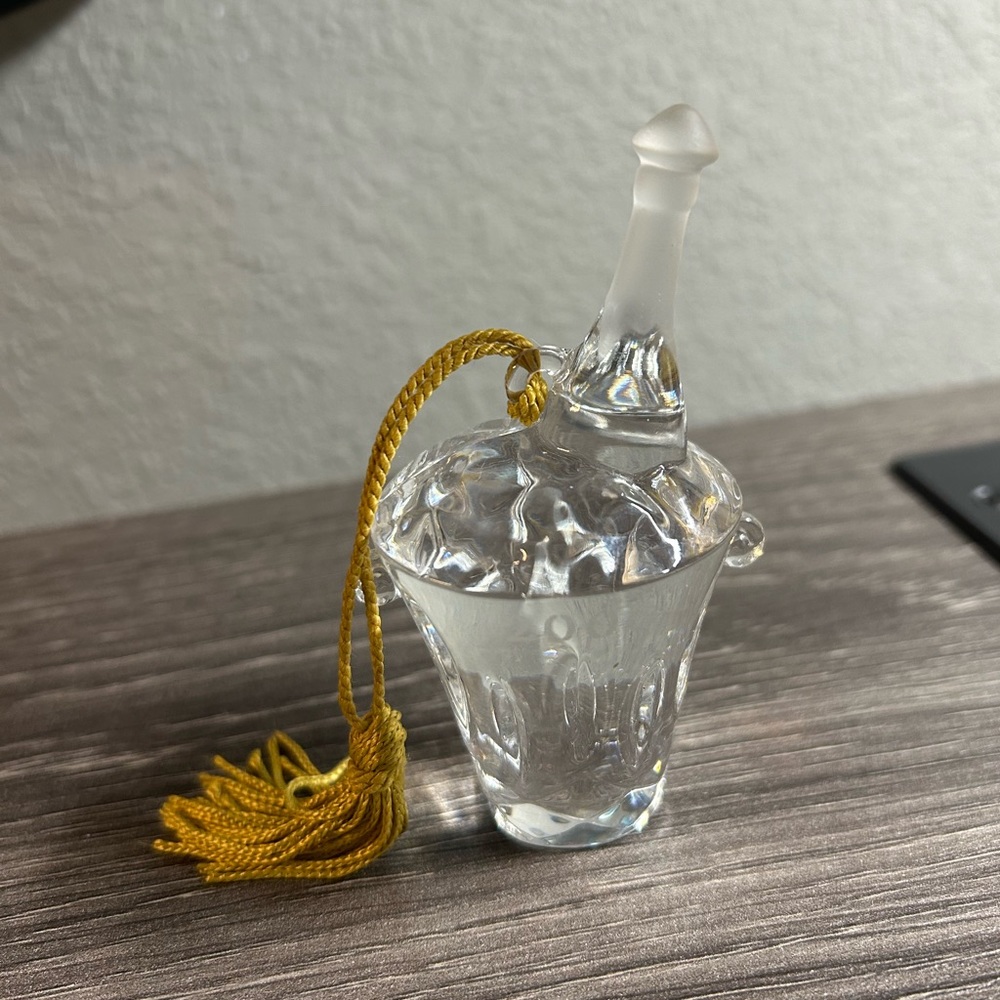 Lenox crystal 2000 champagne 🍾 bucket ornament